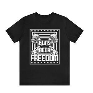 Locked and Loaded for Laughter: Guns, Beer, Freedom Shirt